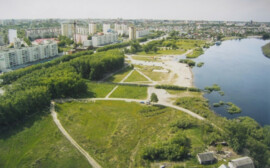 В Заречном парке Тюмени проводится реконструкция
